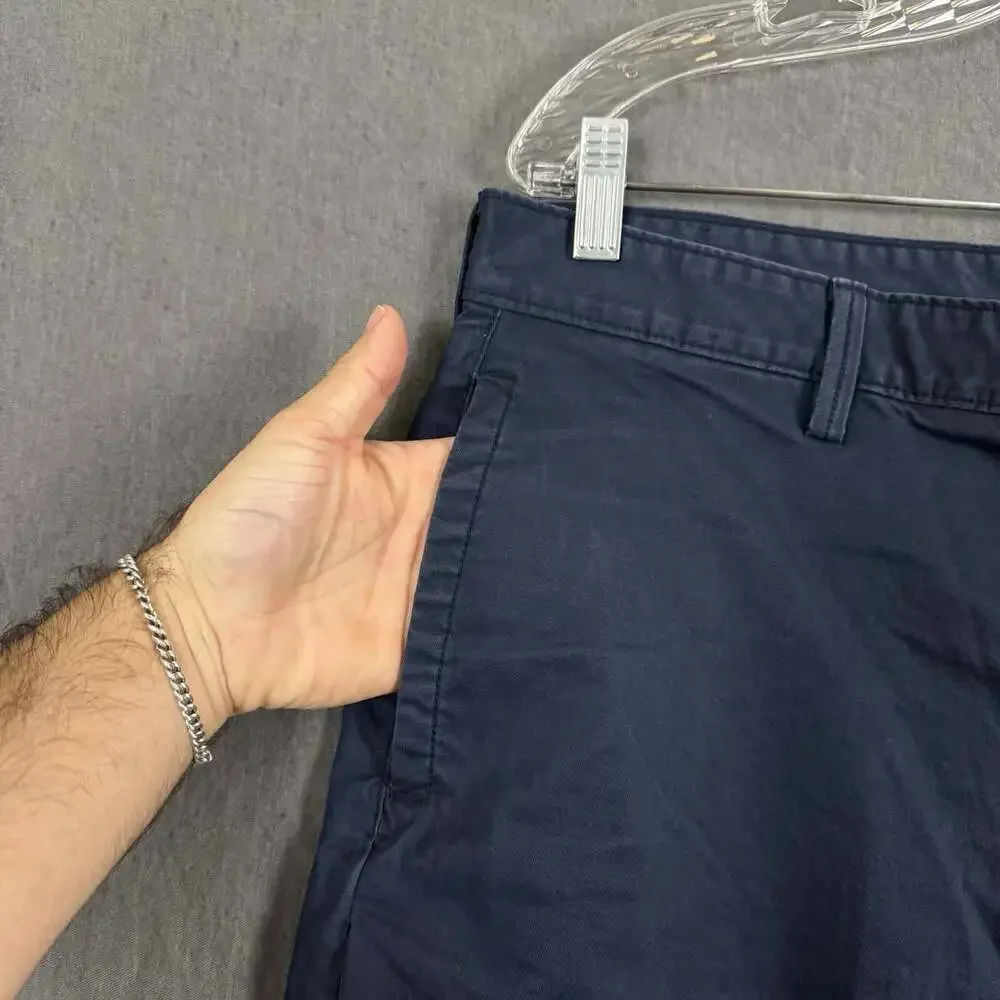Prana Men’s Size 34 Dark Blue Cotton Slim Fit Westover Chino Pants